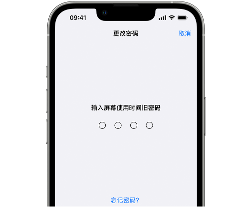 和乐镇iPhone屏幕维修分享iPhone屏幕使用时间密码忘记了怎么办 