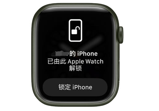 和乐镇苹果手机维修分享用 AppleWatch 解锁配备面容 ID 的 iPhone方法 