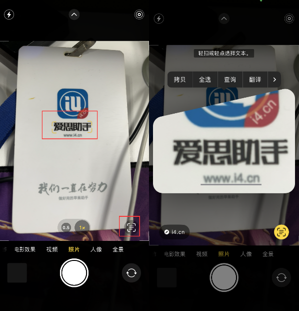 和乐镇苹果手机维修分享升级iOS 16后如何通过相机翻译文本 