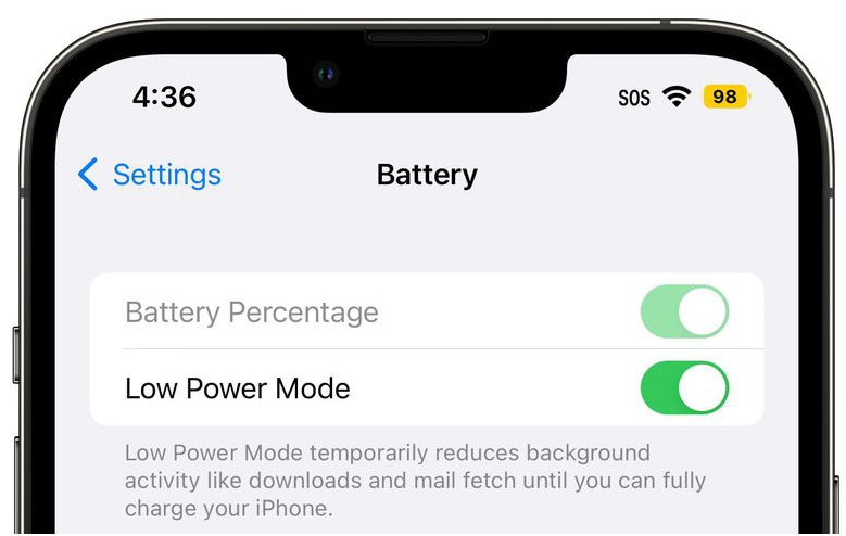 和乐镇苹果手机维修分享iOS 16 Beta 6电池百分比显示和Beta 5有什么不同 